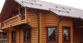 Строительство дома из оцилиндрованного бревна в Стрежевом - от 135681 рублей